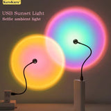 USB Sunset Light Projector 