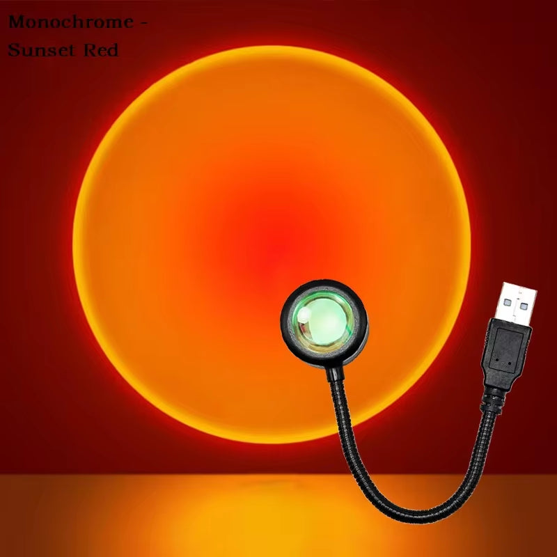 USB Sunset Light Projector 