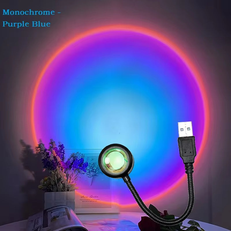 USB Sunset Light Projector 